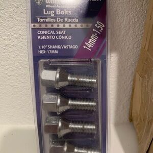 Silver Lug Bolts 1.4mm x 1.50